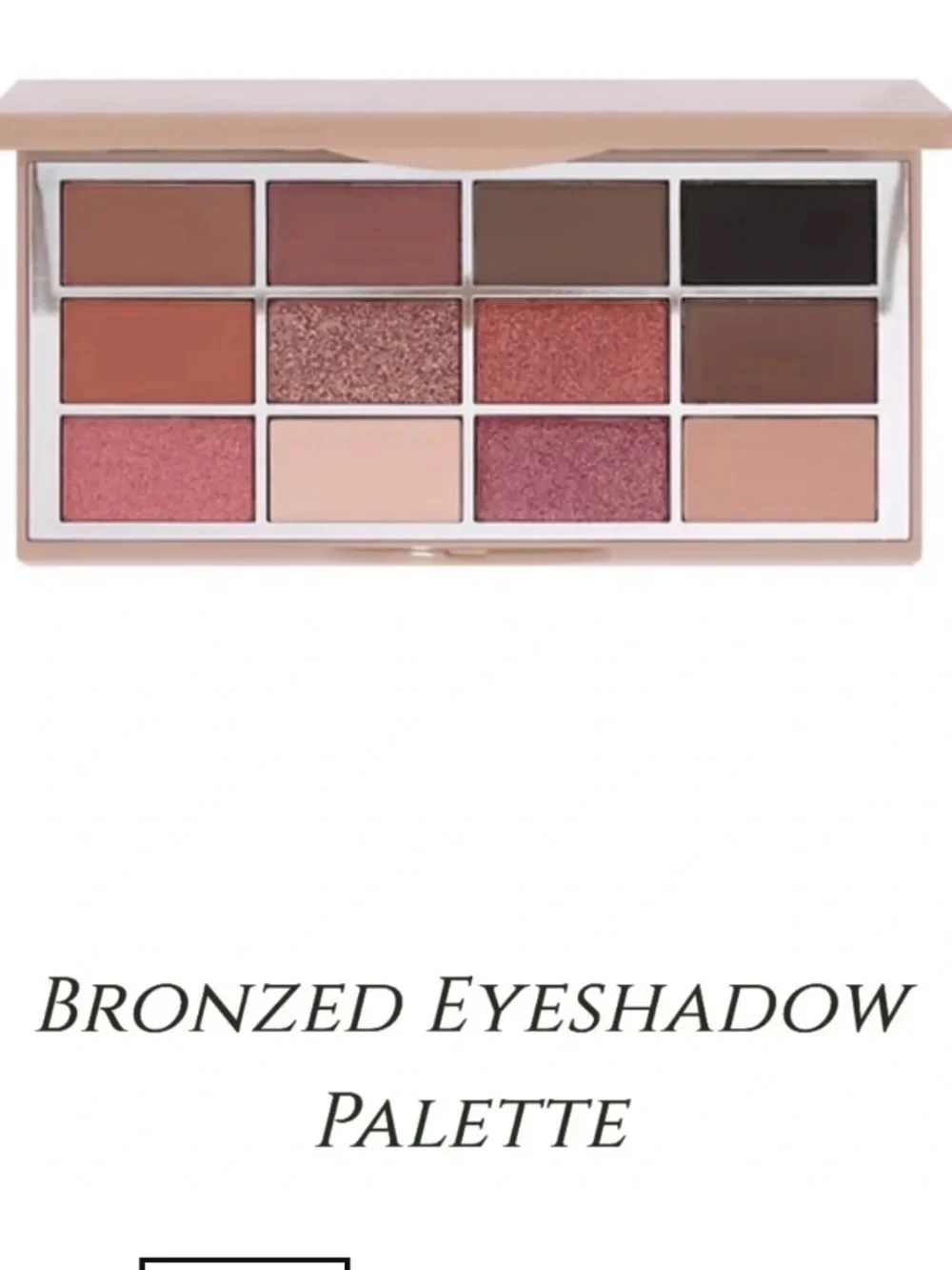 Illuminati Bronzed Eyeshadow Palette - Warm Rose & Bronze Shades NEW PC